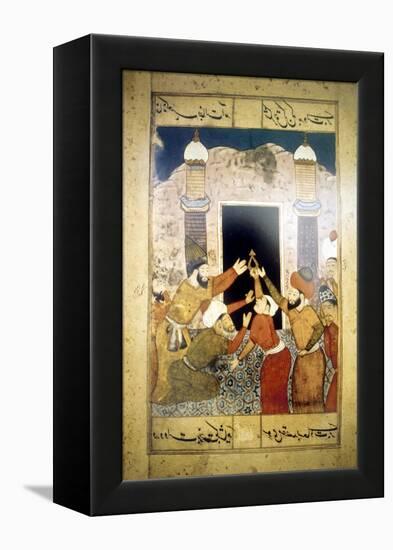 Pilgrims at Mecca-null-Framed Premier Image Canvas