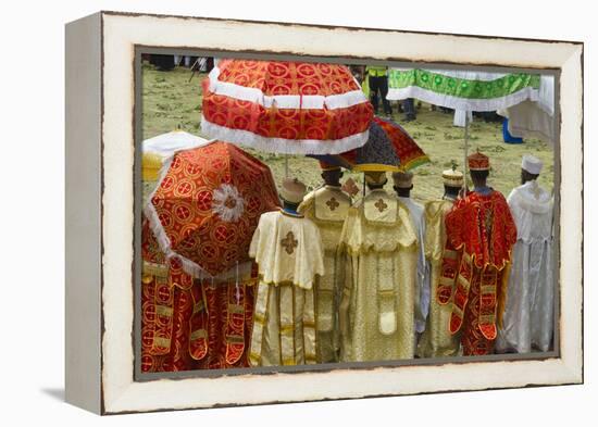 Pilgrims celebrating Meskel Festival, Lalibela, Ethiopia-Keren Su-Framed Premier Image Canvas