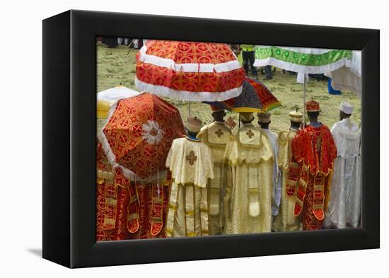 Pilgrims celebrating Meskel Festival, Lalibela, Ethiopia-Keren Su-Framed Premier Image Canvas