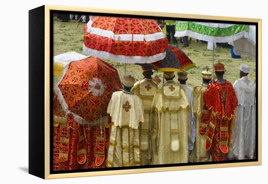 Pilgrims celebrating Meskel Festival, Lalibela, Ethiopia-Keren Su-Framed Premier Image Canvas