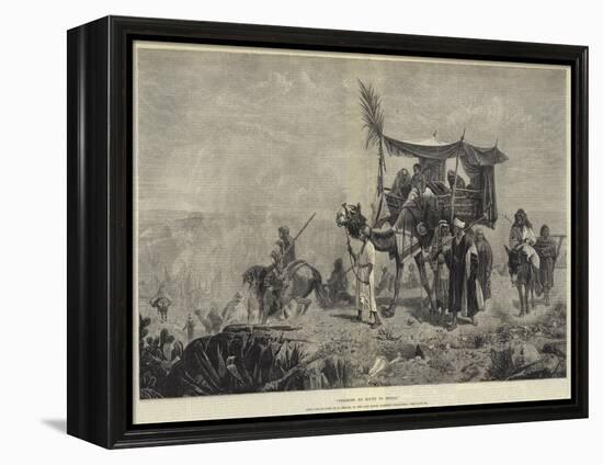 Pilgrims En Route to Mecca-Richard Beavis-Framed Premier Image Canvas