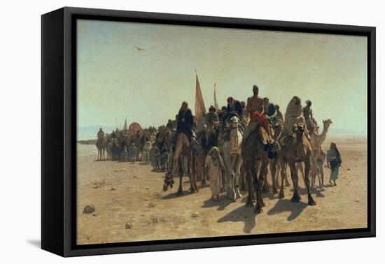 Pilgrims Going to Mecca, 1861-Leon-Auguste-Adolphe Belly-Framed Premier Image Canvas