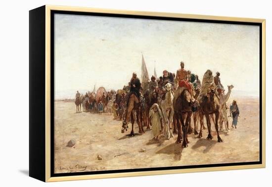 Pilgrims Going to Mecca; Pelerins Allant a La Mecque, 1890-Louis Comfort Tiffany-Framed Premier Image Canvas