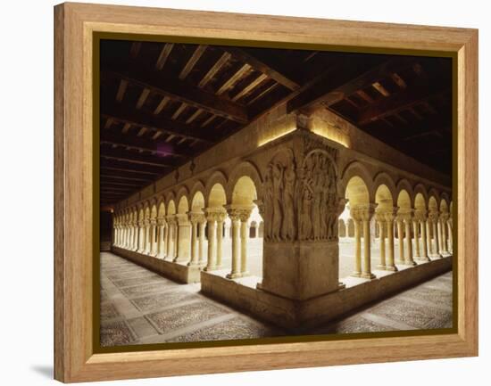 Pilgrims of Emmaus and The Doubting of Saint Thomas, Santo Domingo de Silos Monastery, Spain-null-Framed Premier Image Canvas