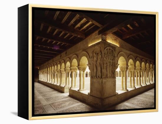 Pilgrims of Emmaus and The Doubting of Saint Thomas, Santo Domingo de Silos Monastery, Spain-null-Framed Premier Image Canvas