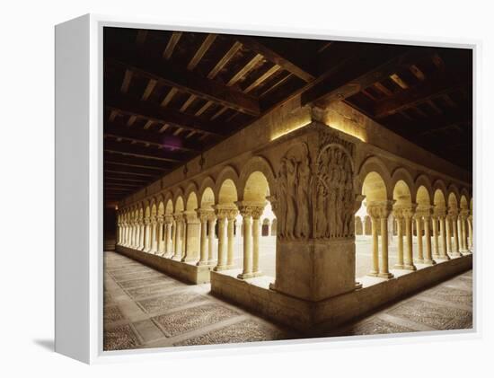 Pilgrims of Emmaus and The Doubting of Saint Thomas, Santo Domingo de Silos Monastery, Spain-null-Framed Premier Image Canvas