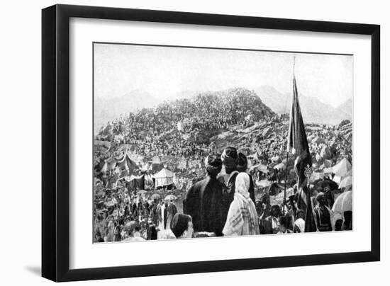 Pilgrims Performing the Wukuf, Mount Arafat, Saudi Arabia, 1922-null-Framed Giclee Print