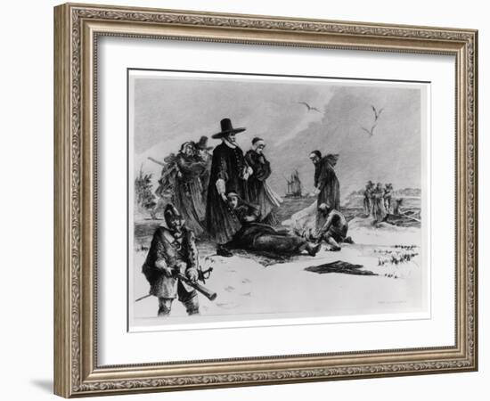 Pilgrims-H. Faber-Framed Giclee Print
