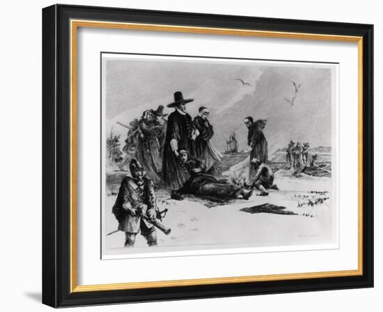 Pilgrims-H. Faber-Framed Giclee Print