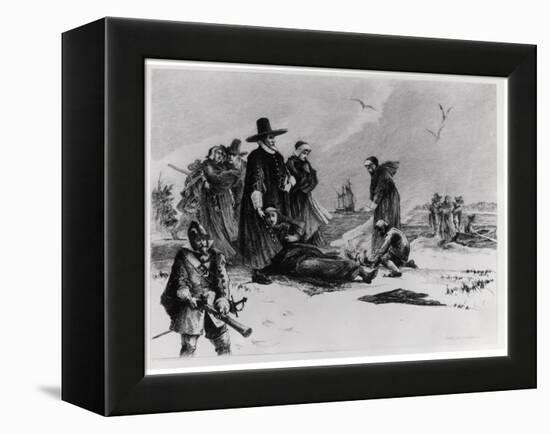 Pilgrims-H. Faber-Framed Premier Image Canvas