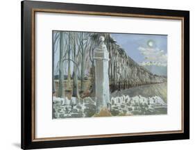 Pillar and Moon-Paul Nash-Framed Giclee Print