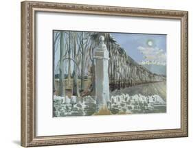 Pillar and Moon-Paul Nash-Framed Giclee Print