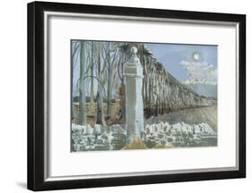 Pillar and Moon-Paul Nash-Framed Giclee Print