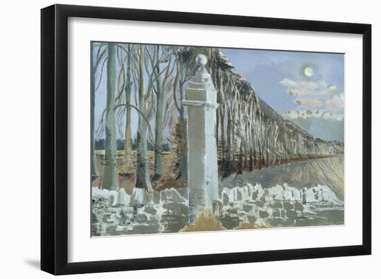 Pillar and Moon-Paul Nash-Framed Giclee Print