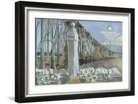 Pillar and Moon-Paul Nash-Framed Giclee Print