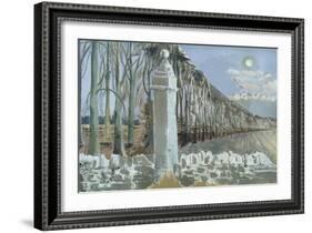 Pillar and Moon-Paul Nash-Framed Giclee Print