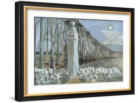 Pillar and Moon-Paul Nash-Framed Giclee Print