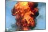 Pillar of Fire Due To Explosion-David Nunuk-Mounted Photographic Print