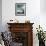 Pillar of Rain Descending From Thunderhead Onto Desert-Loomis Dean-Framed Photographic Print displayed on a wall