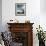 Pillar of Rain Descending From Thunderhead Onto Desert-Loomis Dean-Framed Photographic Print displayed on a wall