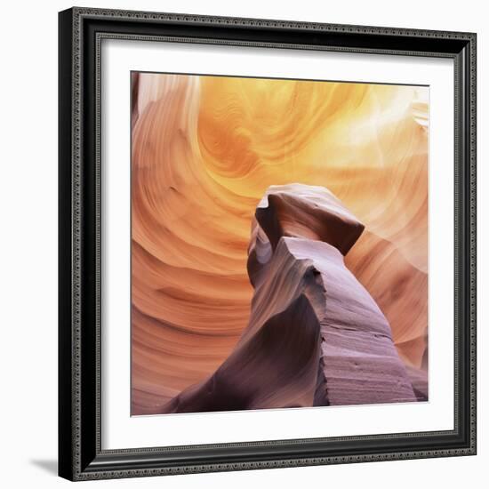 Pillar of Stone in Thin Lizy Canyon, a Slot Canyon, Arizona, USA-Tony Gervis-Framed Photographic Print