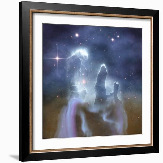 Pillars of Creation in the Eagle Nebula-Stocktrek Images-Framed Premium Giclee Print