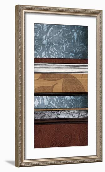 Pillars of Pattern I-W^ Blake-Framed Giclee Print