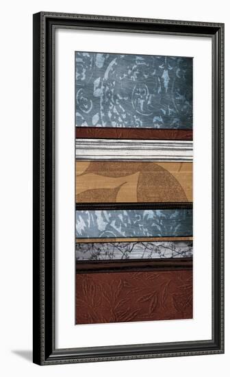 Pillars of Pattern I-W^ Blake-Framed Giclee Print