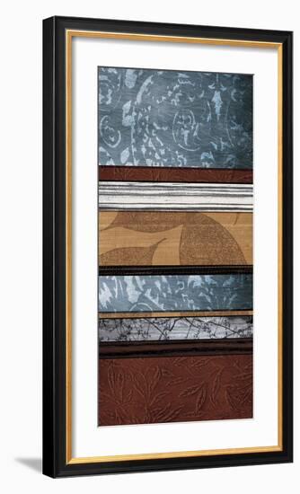 Pillars of Pattern I-W^ Blake-Framed Giclee Print