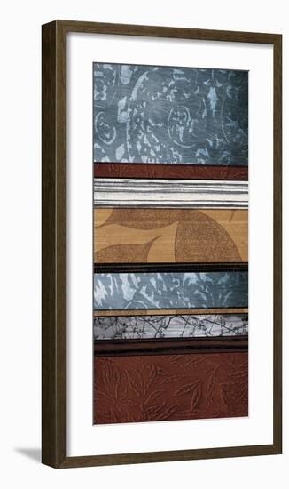 Pillars of Pattern I-W^ Blake-Framed Giclee Print