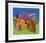 Pillow Garden-Hunt Slonem-Framed Serigraph