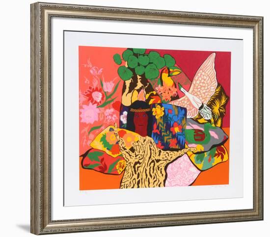 Pillow Jungle-Hunt Slonem-Framed Serigraph