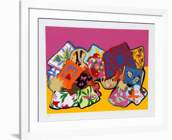 Pillow Painting-Hunt Slonem-Framed Serigraph