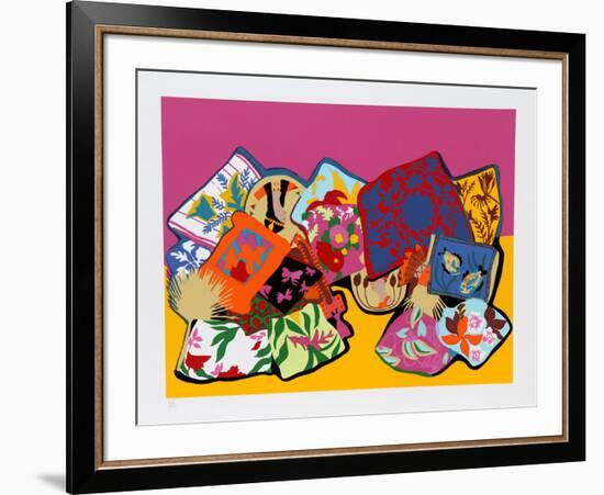 Pillow Painting-Hunt Slonem-Framed Serigraph