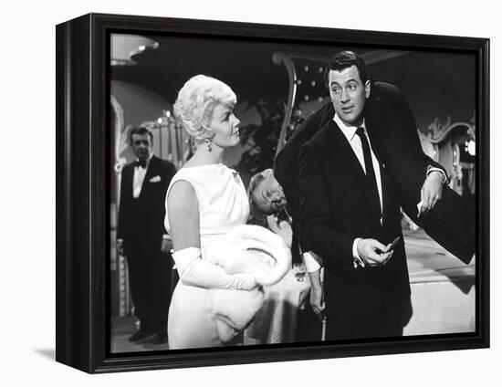 Pillow Talk, Doris Day, Nick Adams, Rock Hudson, 1959-null-Framed Stretched Canvas