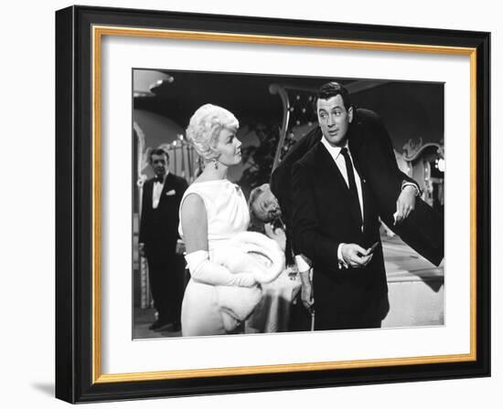 Pillow Talk, Doris Day, Nick Adams, Rock Hudson, 1959-null-Framed Photo