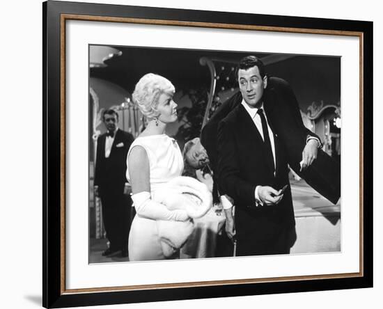 Pillow Talk, Doris Day, Nick Adams, Rock Hudson, 1959-null-Framed Photo