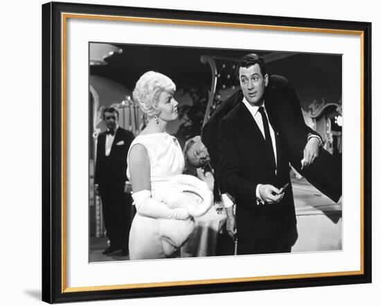 Pillow Talk, Doris Day, Nick Adams, Rock Hudson, 1959-null-Framed Photo