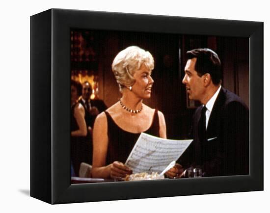 Pillow Talk, Doris Day, Rock Hudson, 1959-null-Framed Stretched Canvas