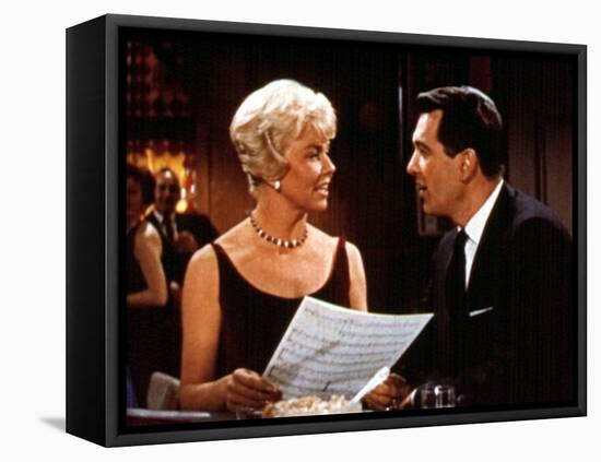 Pillow Talk, Doris Day, Rock Hudson, 1959-null-Framed Stretched Canvas