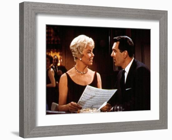 Pillow Talk, Doris Day, Rock Hudson, 1959-null-Framed Photo