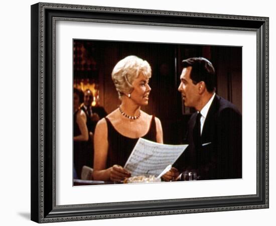 Pillow Talk, Doris Day, Rock Hudson, 1959-null-Framed Photo