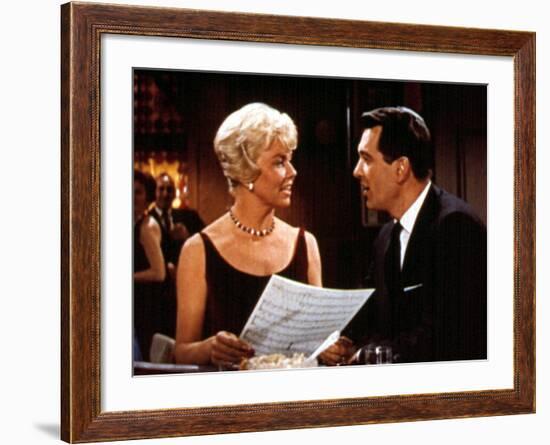 Pillow Talk, Doris Day, Rock Hudson, 1959-null-Framed Photo