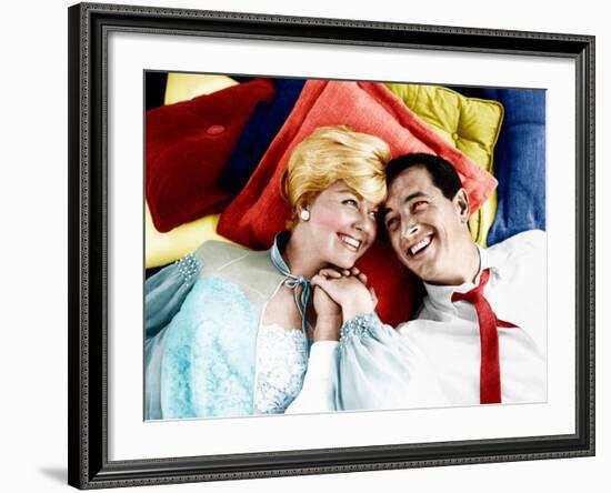 Pillow Talk, Doris Day, Rock Hudson, 1959-null-Framed Photo