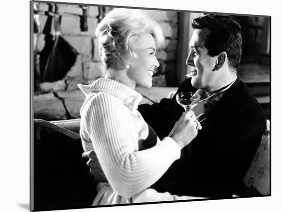 Pillow Talk, Doris Day, Rock Hudson, 1959-null-Mounted Photo