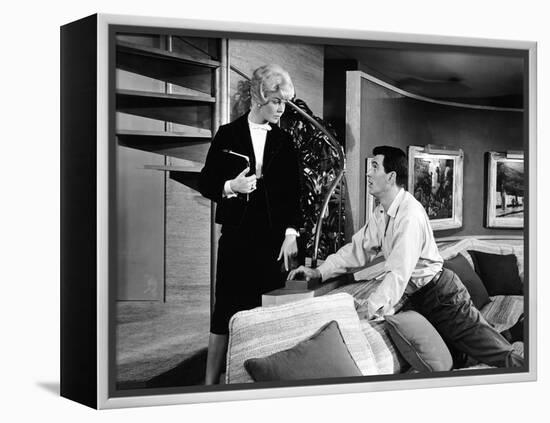 Pillow Talk, Doris Day, Rock Hudson, 1959-null-Framed Stretched Canvas