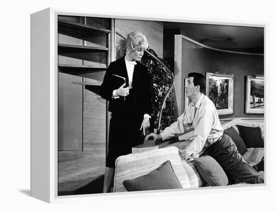 Pillow Talk, Doris Day, Rock Hudson, 1959-null-Framed Stretched Canvas