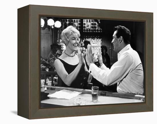 Pillow Talk, Doris Day, Rock Hudson, 1959-null-Framed Stretched Canvas