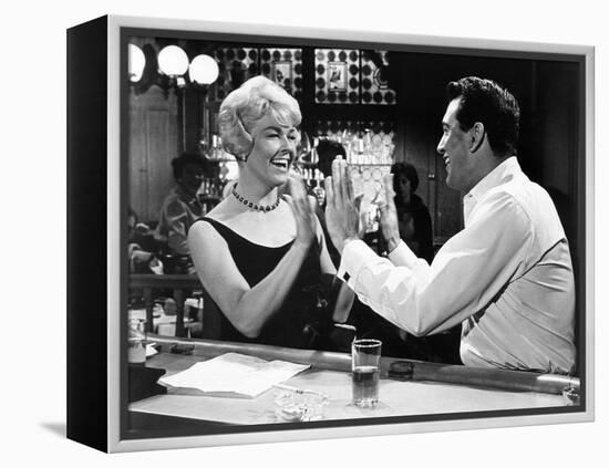 Pillow Talk, Doris Day, Rock Hudson, 1959-null-Framed Stretched Canvas