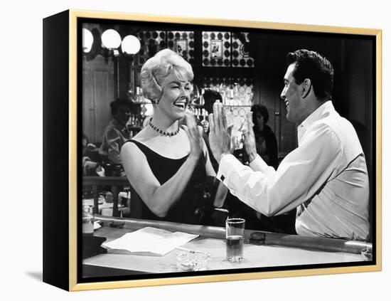 Pillow Talk, Doris Day, Rock Hudson, 1959-null-Framed Stretched Canvas